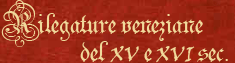 rilegature veneziane